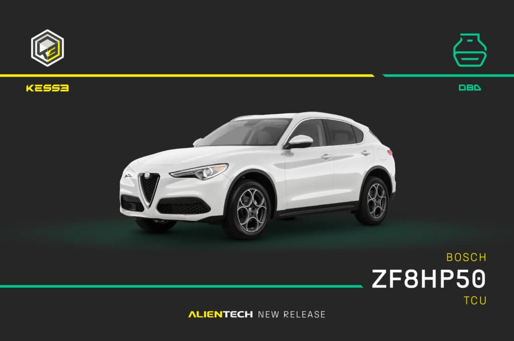 Nouveau protocole OBD pour TCU Bosch ZF8HP50 – Alfa Romeo.